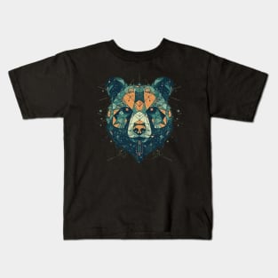 Abstract bear Kids T-Shirt